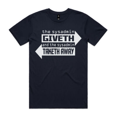 Sysadmin giveth Thumbnail